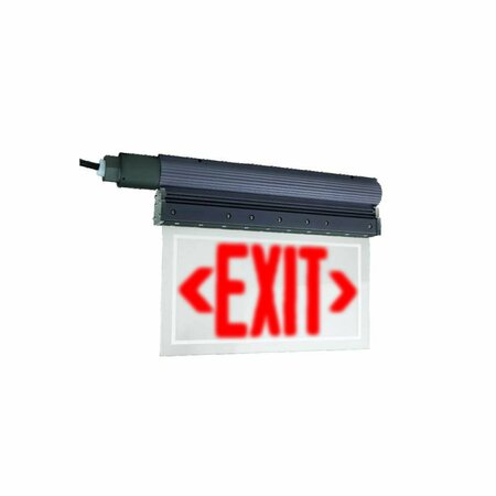 ALEDDRA Exit Sign Explosion Proof LightV-Series, Red, 5-Watt EX-5W VNRD180 (Red)